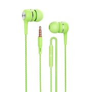 Wired Headphones 3.5mm Sport Earbuds with Bass Phone Earphones Stereo Headset with Mic volume control Music Earphones