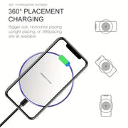 30W Wireless Charger For iPhone 15 14 13 12 X Pro Max Induction Fast Charging Pad Dock Station For Samsung S23 S22 Xiaomi Huawei