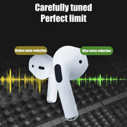 Pro4 True Wireless Earphones Dual Ear In Ear Headphones Ultra Long Standby Running Bass Sports Earburds Music Headset with Mic